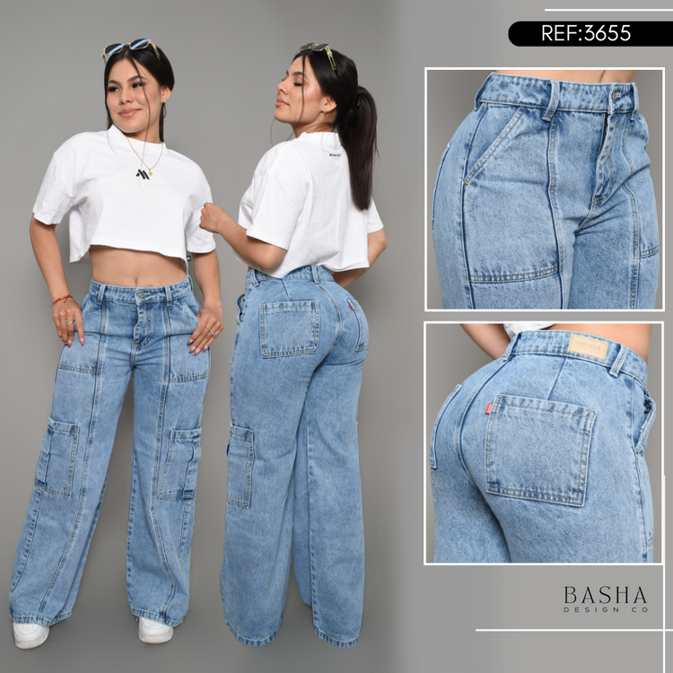 Jeans Cargo Dama