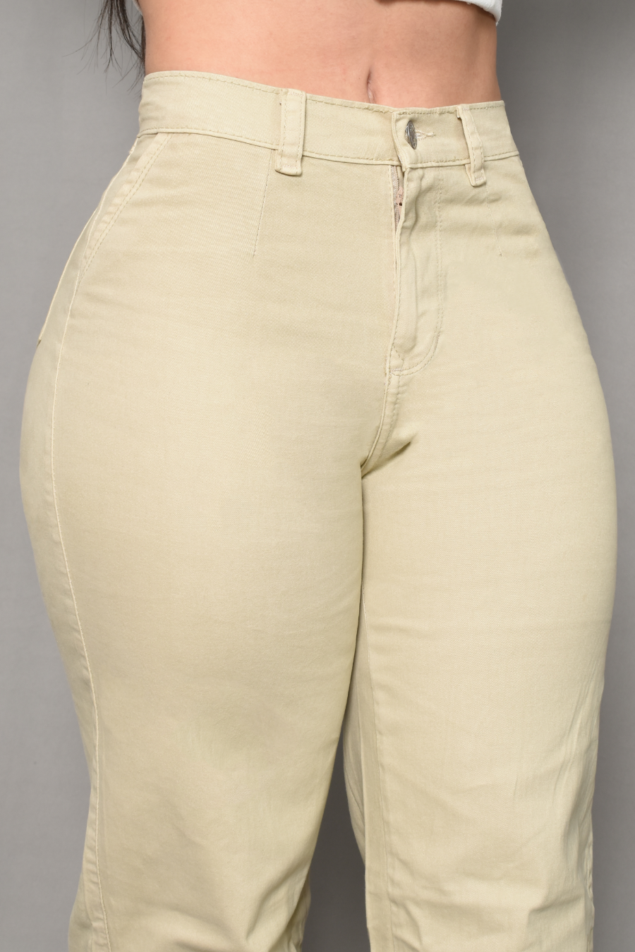 JEAN CARGO DAMA COLOR BEIGE REF 3488-B