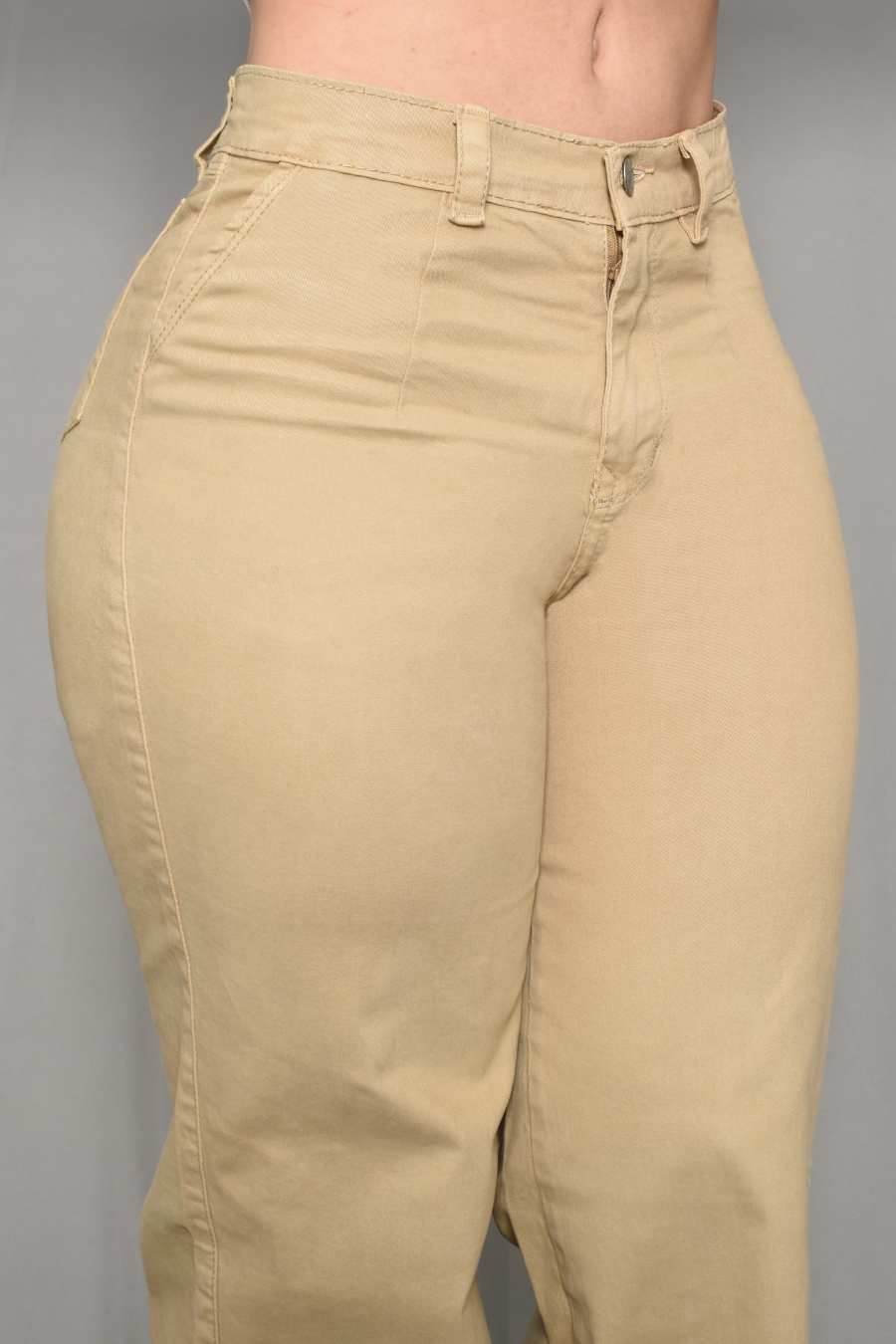 JEAN CARGO DAMA COLOR CAKI REF 3488-C