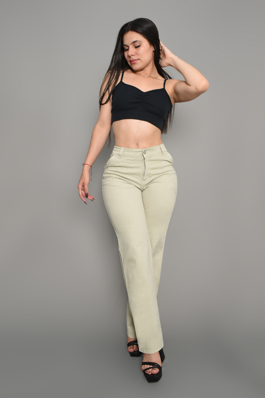 JEAN CARGO DAMA COLOR BEIGE REF 3568-B