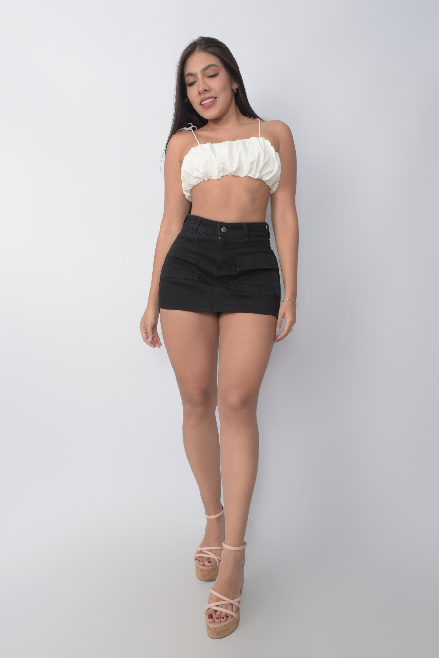 DENIM FALDA SHORT REF 3523