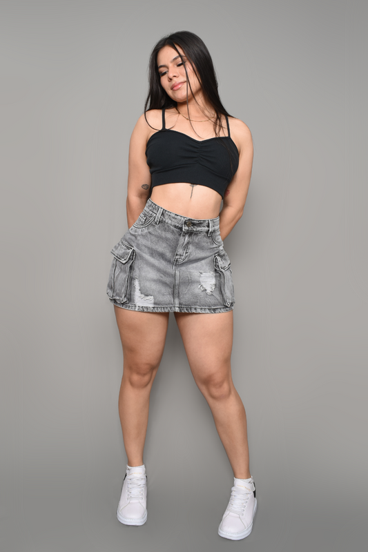 DENIM FALDA SHORT REF 3524
