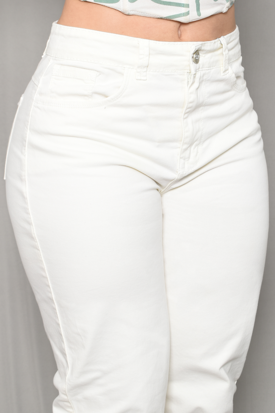 JEAN CARGO DAMA COLOR HUESO REF 3569-H