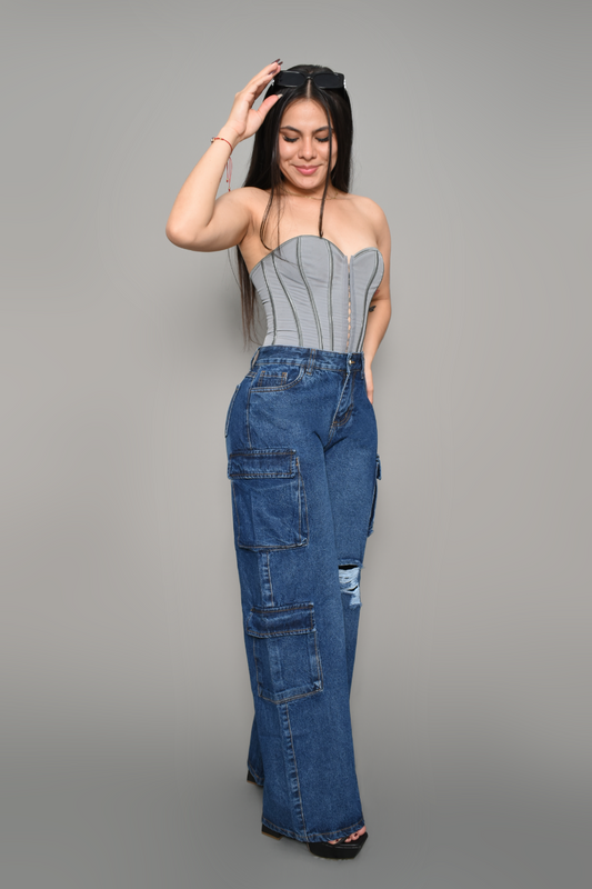 JEAN CARGO DAMA REF 3551