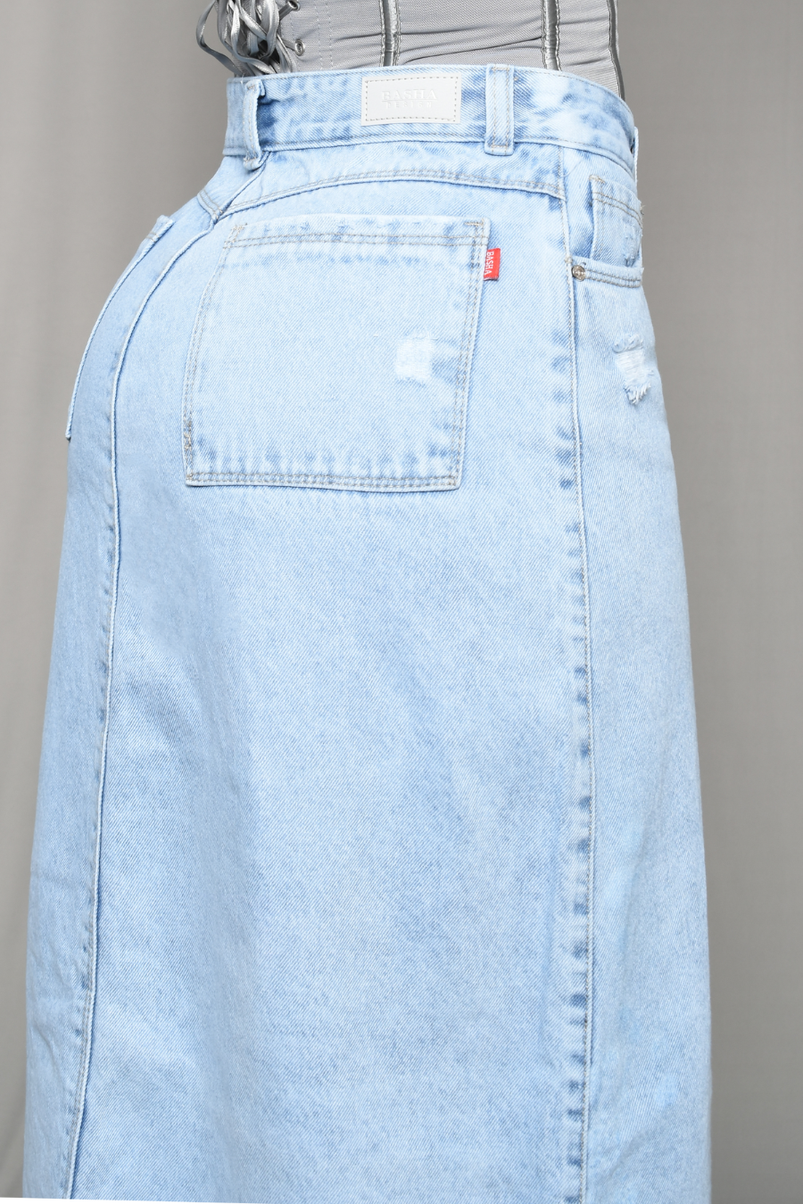 DENIM FALDA LARGA REF 3658