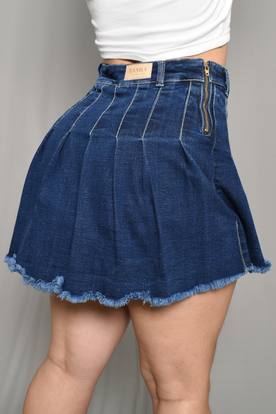 DENIM FALDA DE PLIEGUES REF 3624