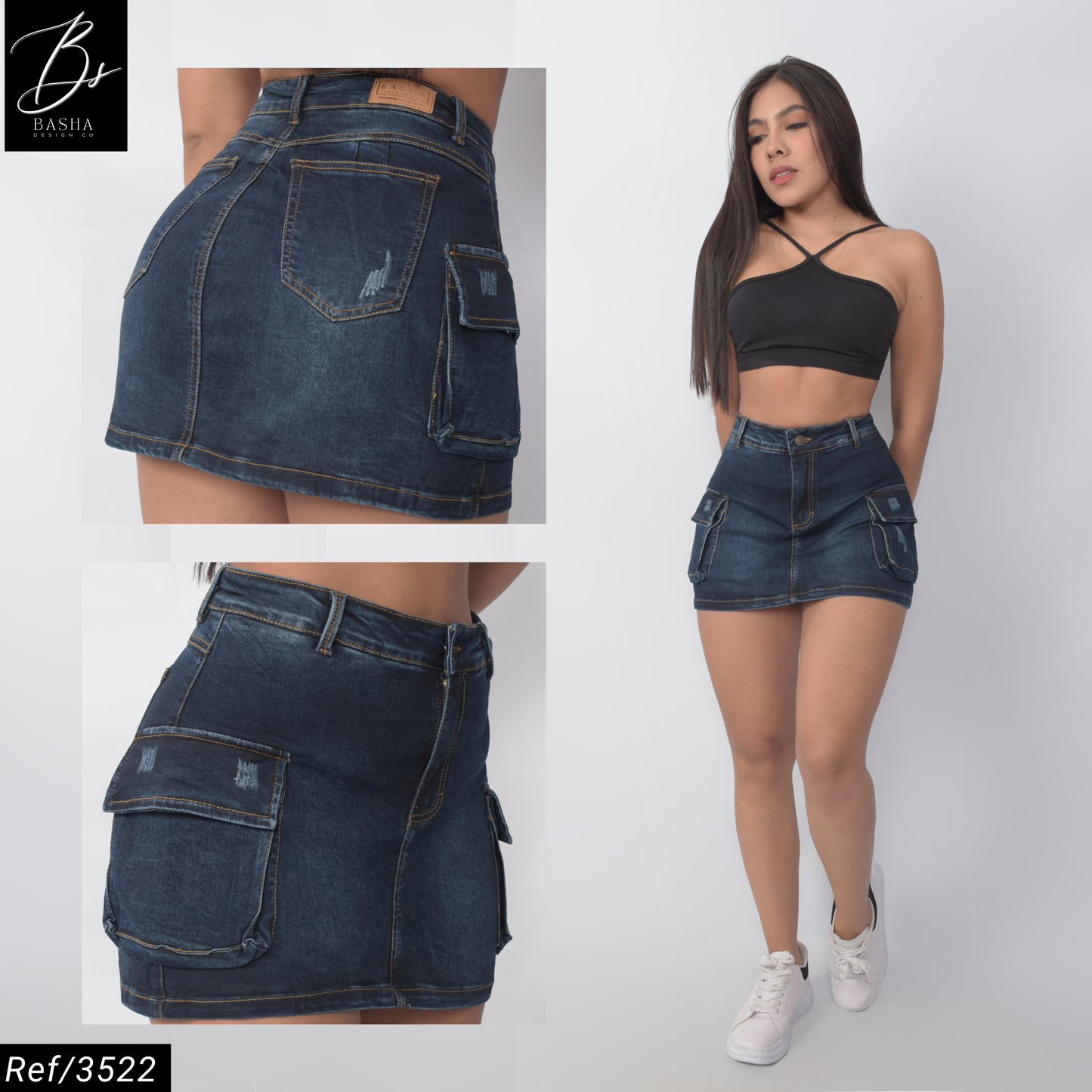 DENIM FALDA SHORT REF 3522