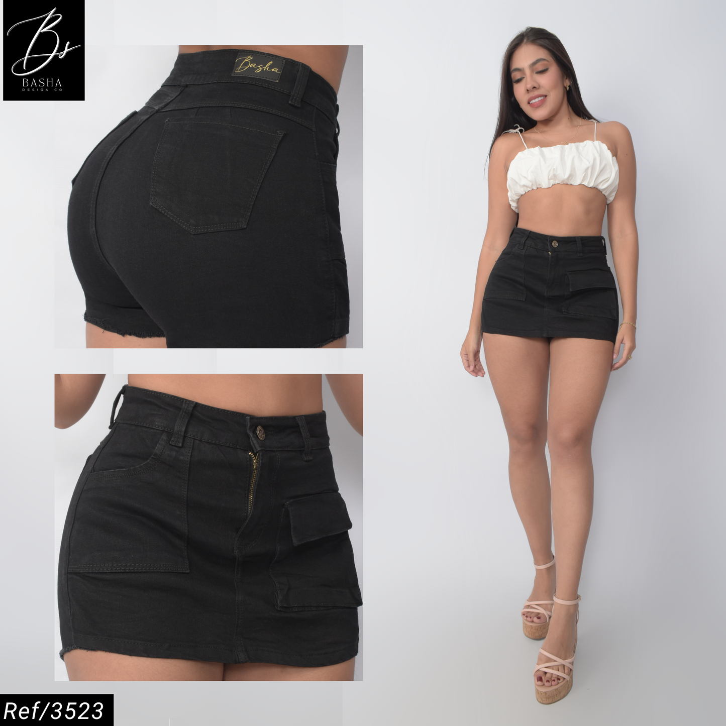 DENIM FALDA SHORT REF 3523