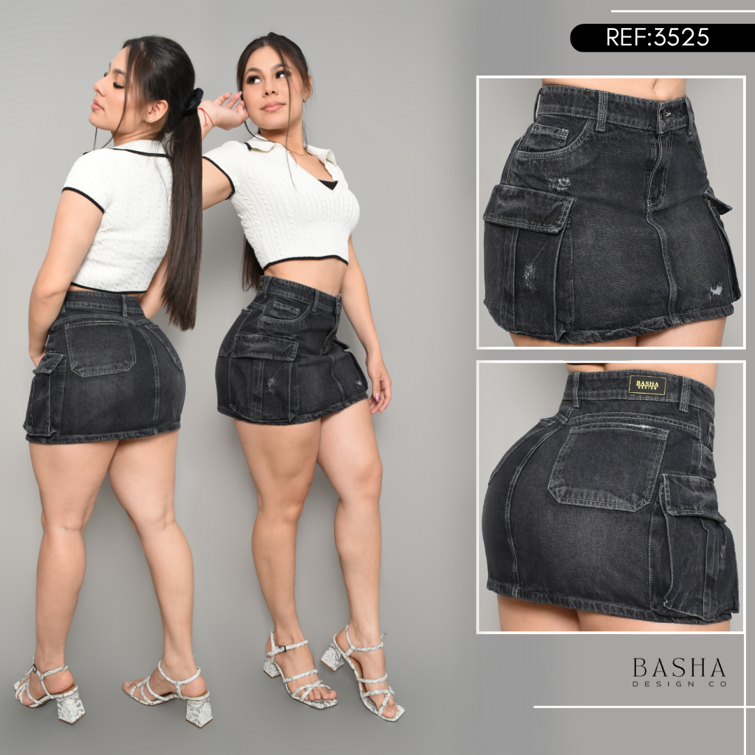 DENIM FALDA SHORT REF 3525