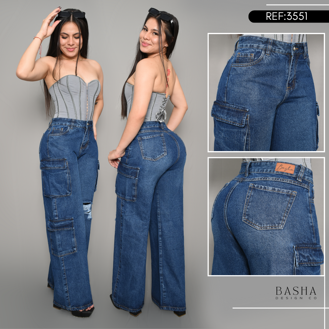 JEAN CARGO DAMA REF 3551