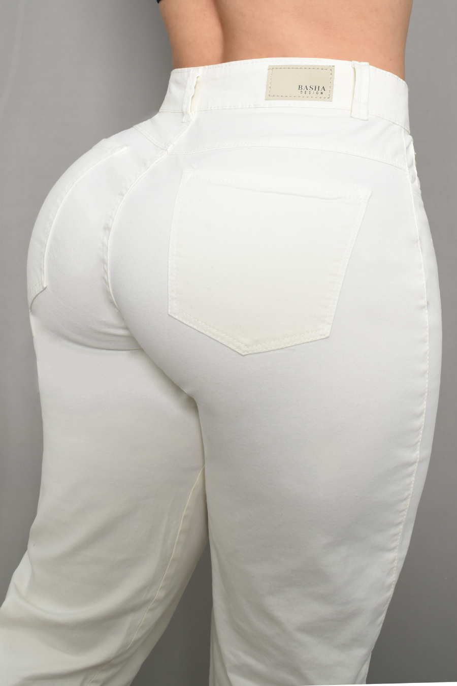 JEAN CARGO DAMA COLOR HUESO REF 3568-H