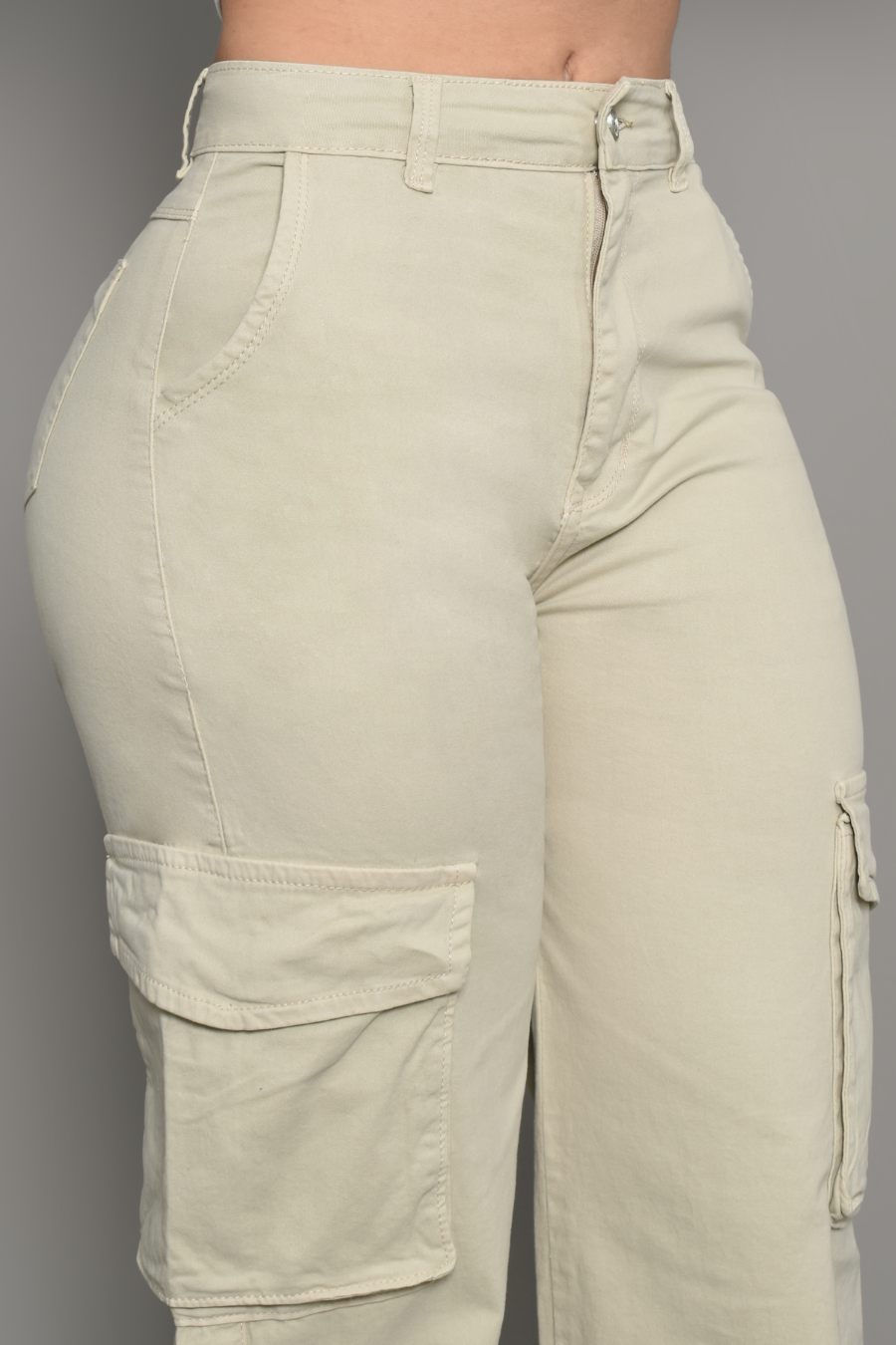 JEAN CARGO DAMA COLOR BEIGE REF 3570-B